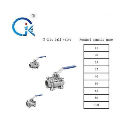 SS304 الفولاذ المقاوم للصدأ 2 قطعة صمام الكرة الإناث الخيط الصحي BSP NPT الخيط 1/2 بوصة