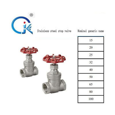 OEM 1000PSI الفولاذ المقاوم للصدأ بوابة صمام ISO9000 Cetification صديقة للبيئة