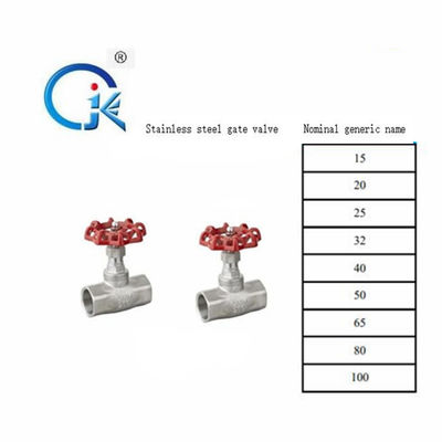 OEM 1000PSI الفولاذ المقاوم للصدأ بوابة صمام ISO9000 Cetification صديقة للبيئة