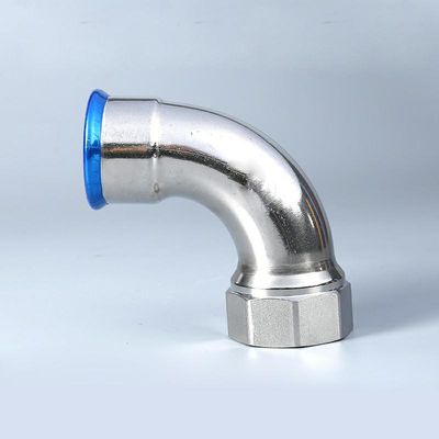 ضغط دفع تناسب الكوع 2Mpa 90 درجة الخيط الداخلي متري الصناعي