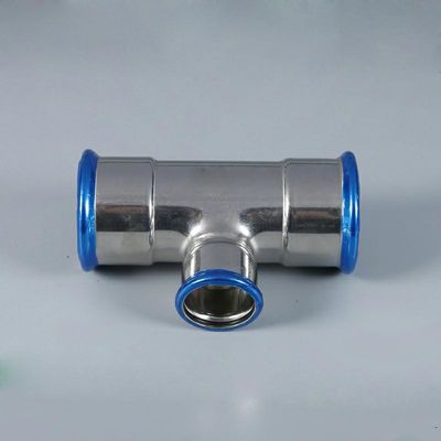 SS304L / SS316L الفولاذ المقاوم للصدأ تركيبات الصحافة مستقيم اقتران المناسب تلميع