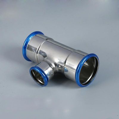 SS304L / SS316L الفولاذ المقاوم للصدأ تركيبات الصحافة مستقيم اقتران المناسب تلميع