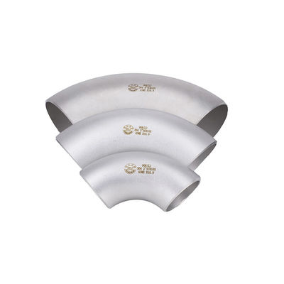تلميع V Profile Press Fittings DN15-DN108 45 ° Steel Elbow